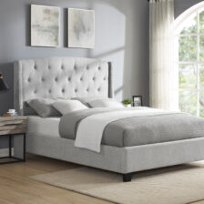 EVA PANEL BED -DOVE