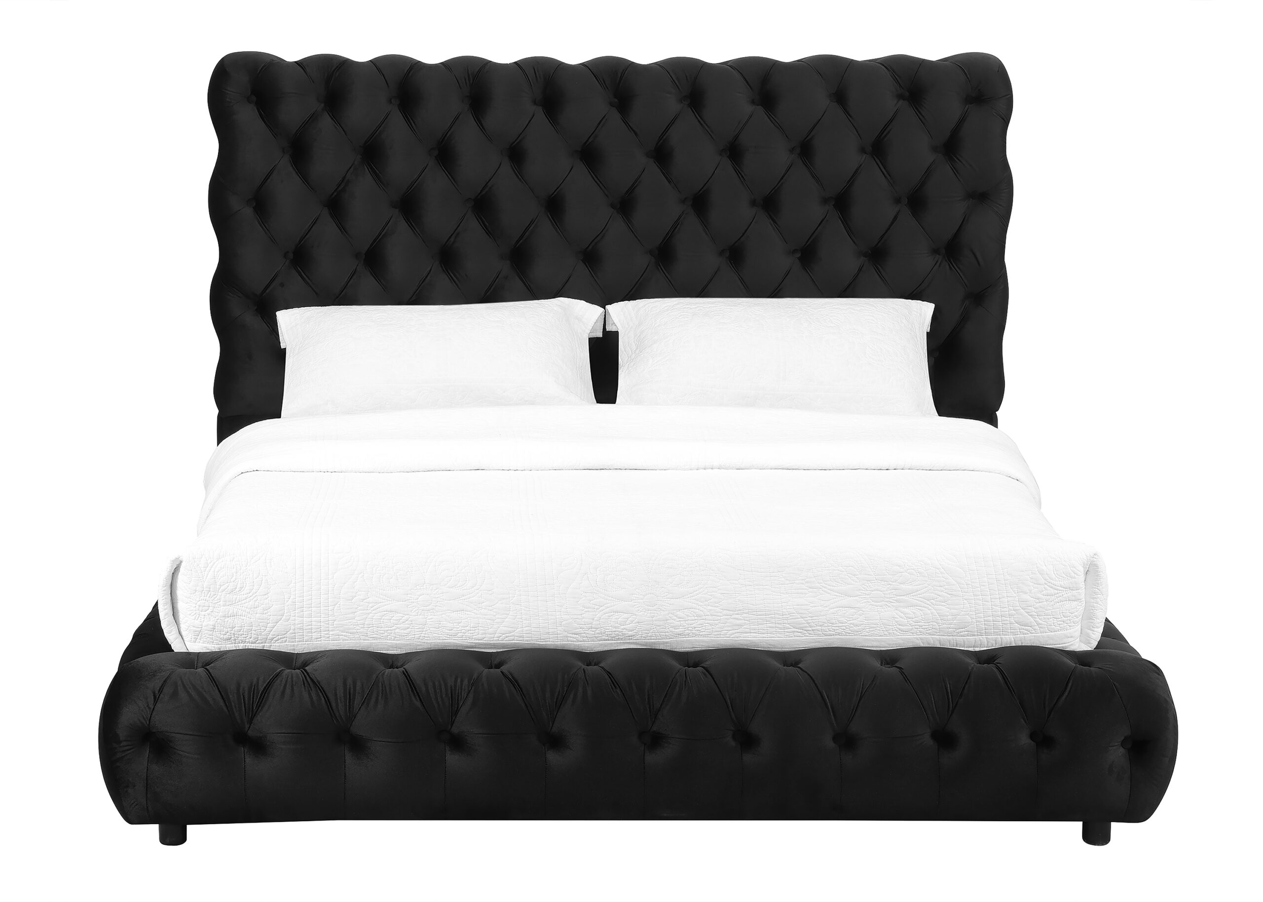 FLORY PANEL BED - BLACK - Image 3