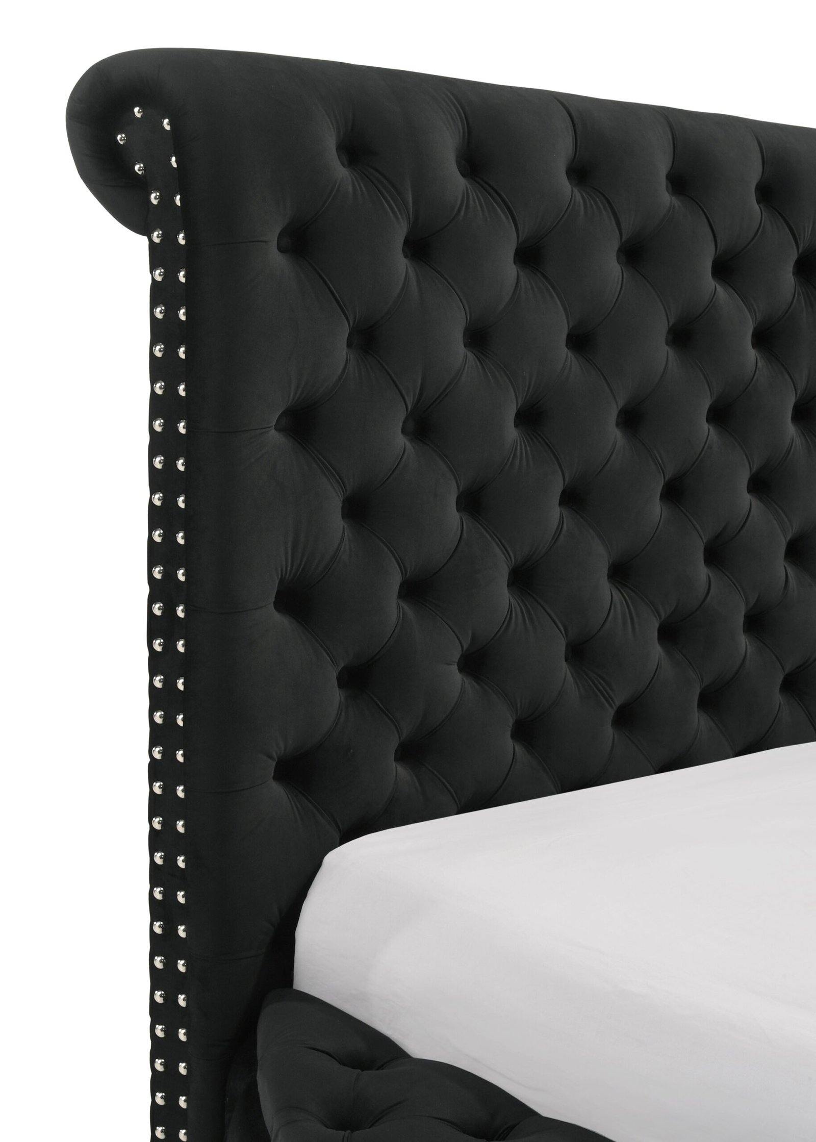 BRIGITTE PANEL BED BLACK - Image 5