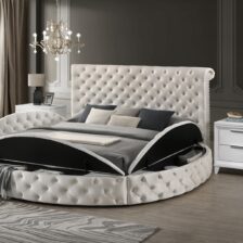 BRIGITTE K/Q STORAGE RL-LEFT IVORY