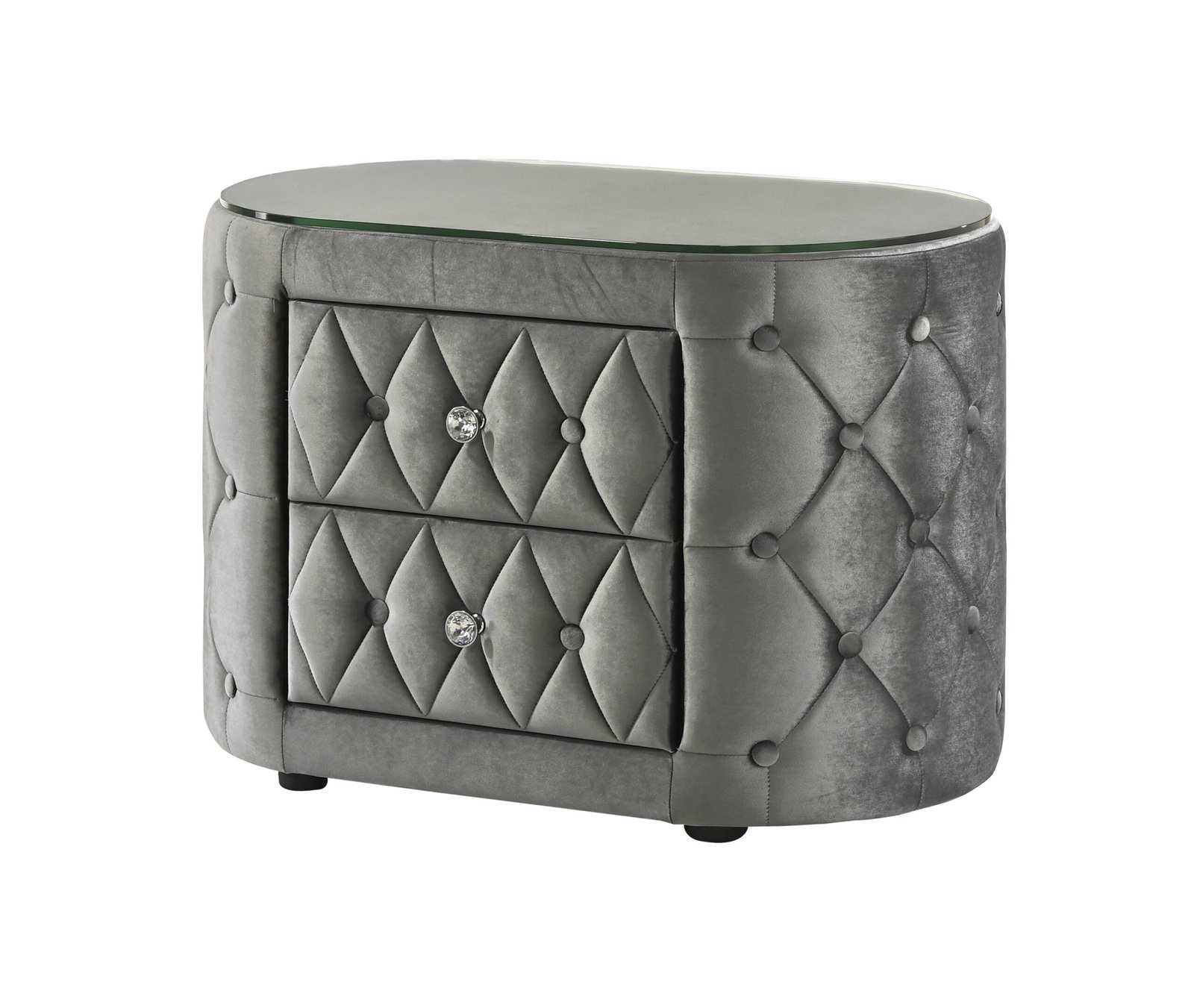 VOLTARE NIGHT STAND GREY - Image 5