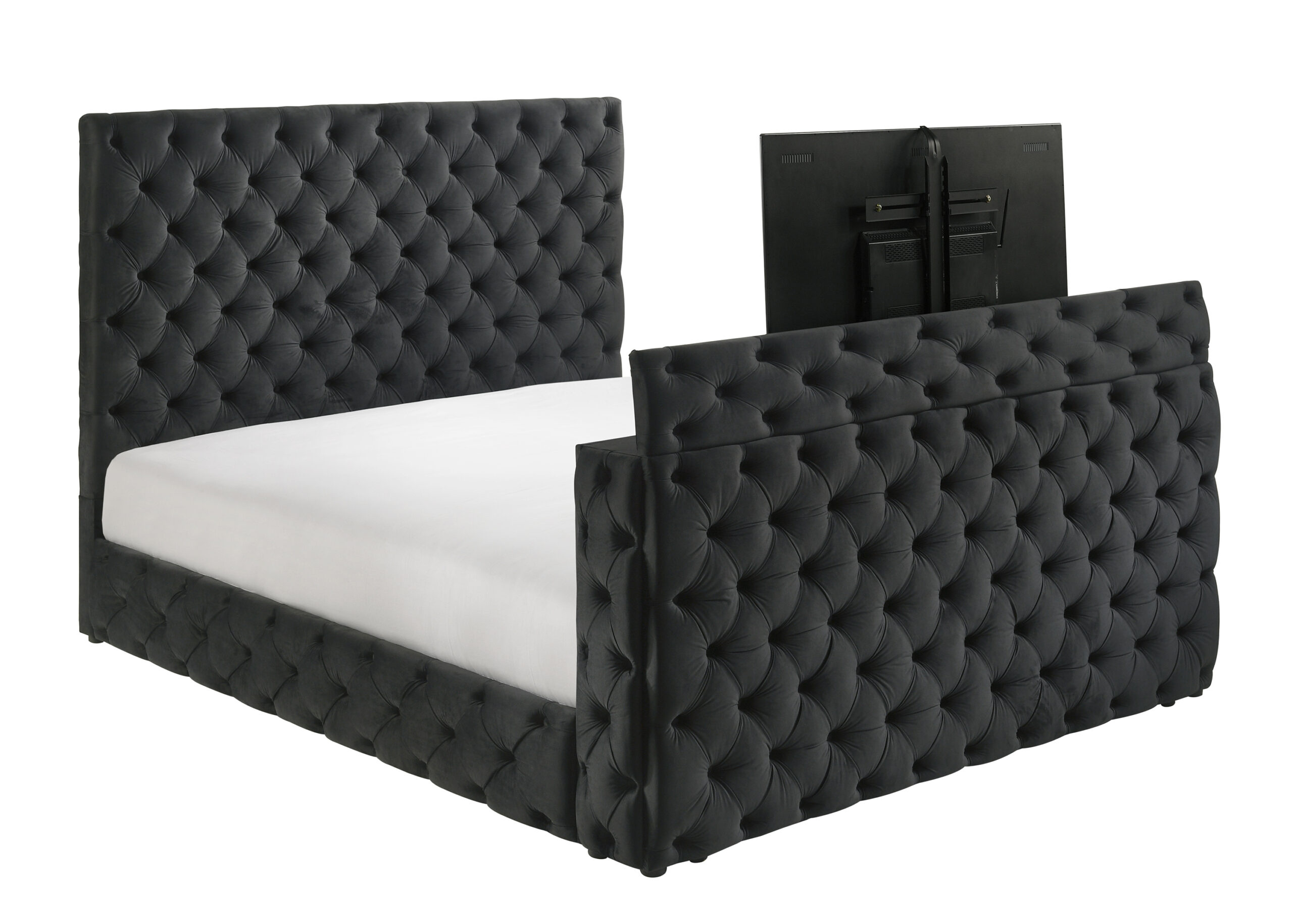 JOSEPHINE PANEL BED BLACK - Image 4