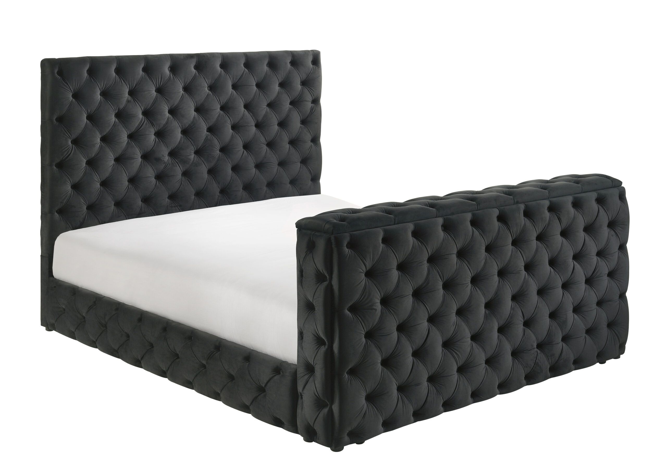 JOSEPHINE PANEL BED BLACK - Image 5