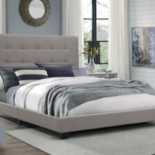 FLORENCE PANEL BED GREY