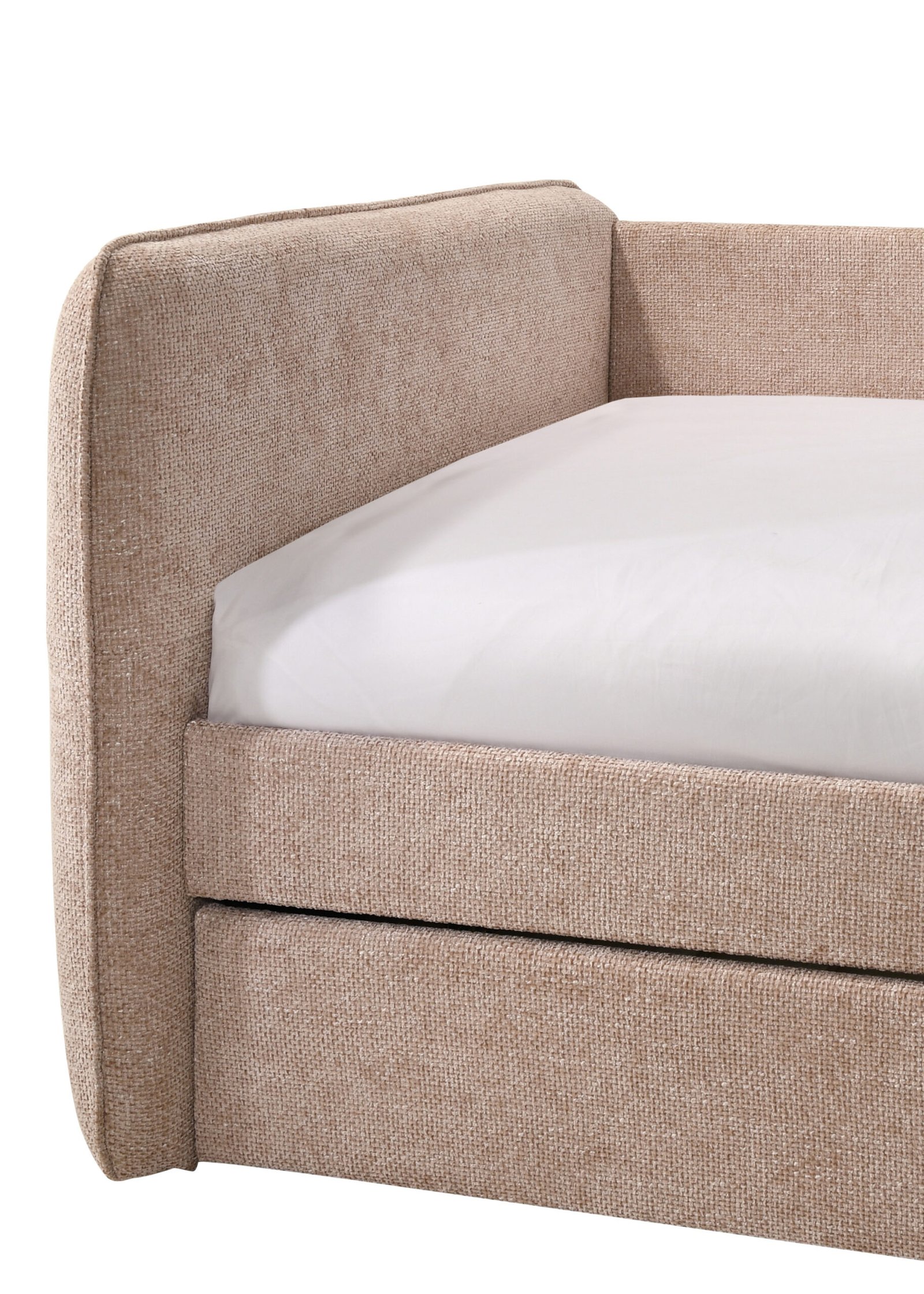 PHILIPA DAYBED BACK+RAIL-MAUVE TWED - Image 3