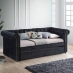 ELLIE DAYBED ARM+SLAT+SIDE RL BLACK