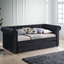 ELLIE DAYBED ARM+SLAT+SIDE RL BLACK