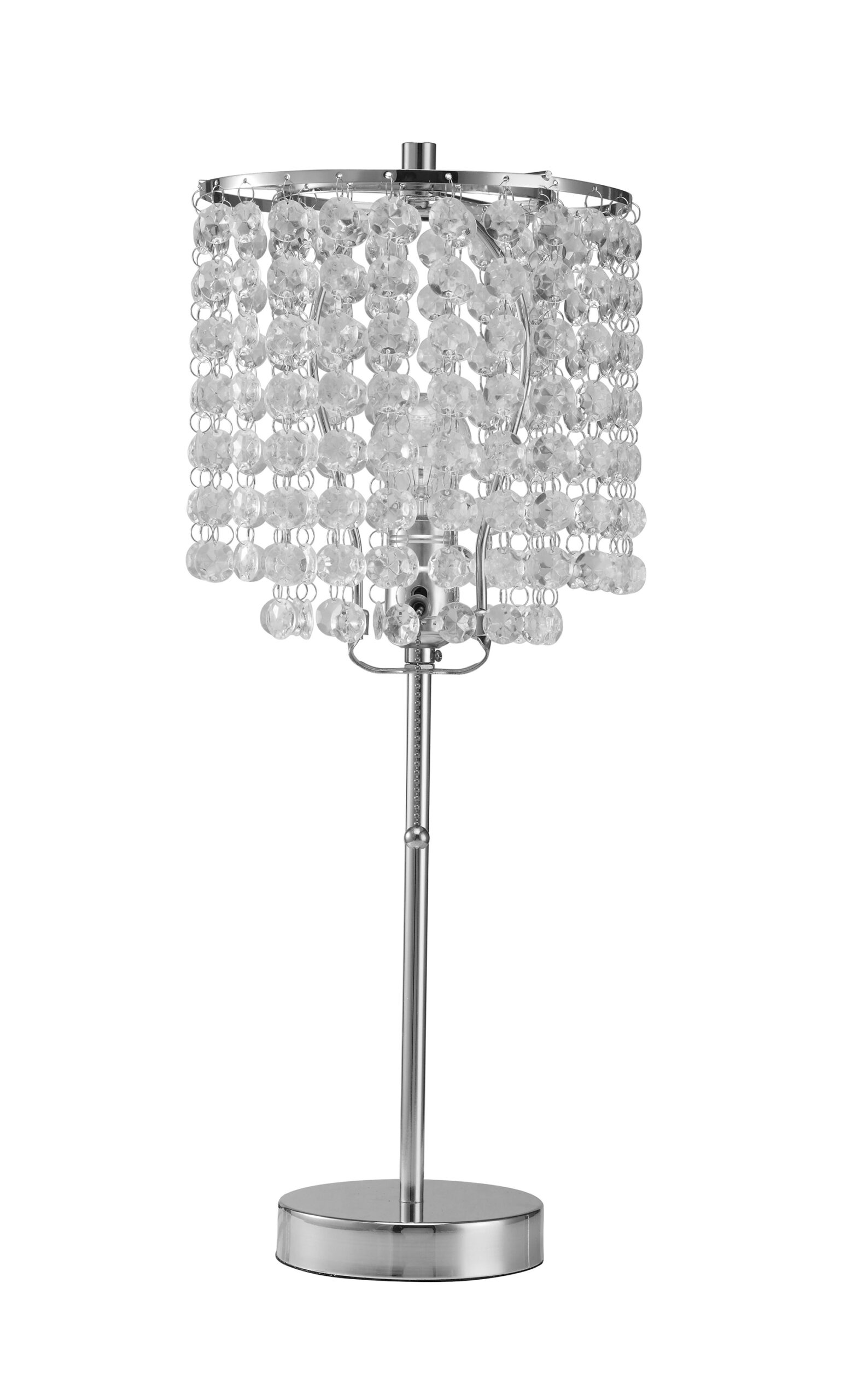 CHROME TABLE LAMP 19"H - Image 3
