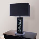 MONICA LAMP BLACK NICKEL-LED ACCENT