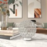 CRYSTAL GLOBE TABLE LAMP