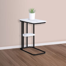 IDA FAUX MARBLE CHAIRSIDE TABLE