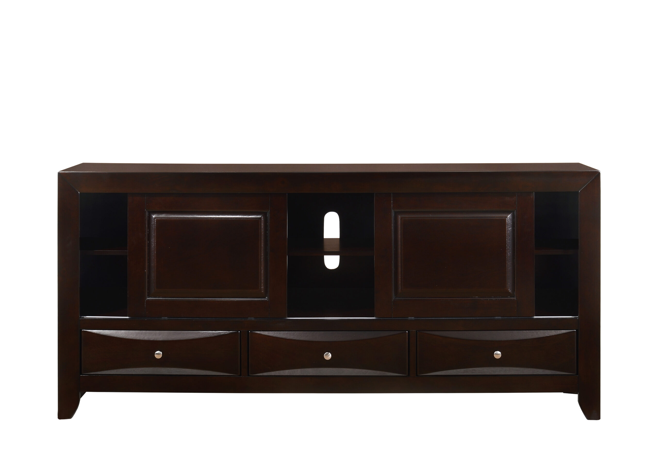 EMILY TV STAND DARK CHERRY - Image 3