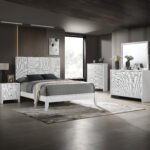 DENKER PANEL BED WHITE