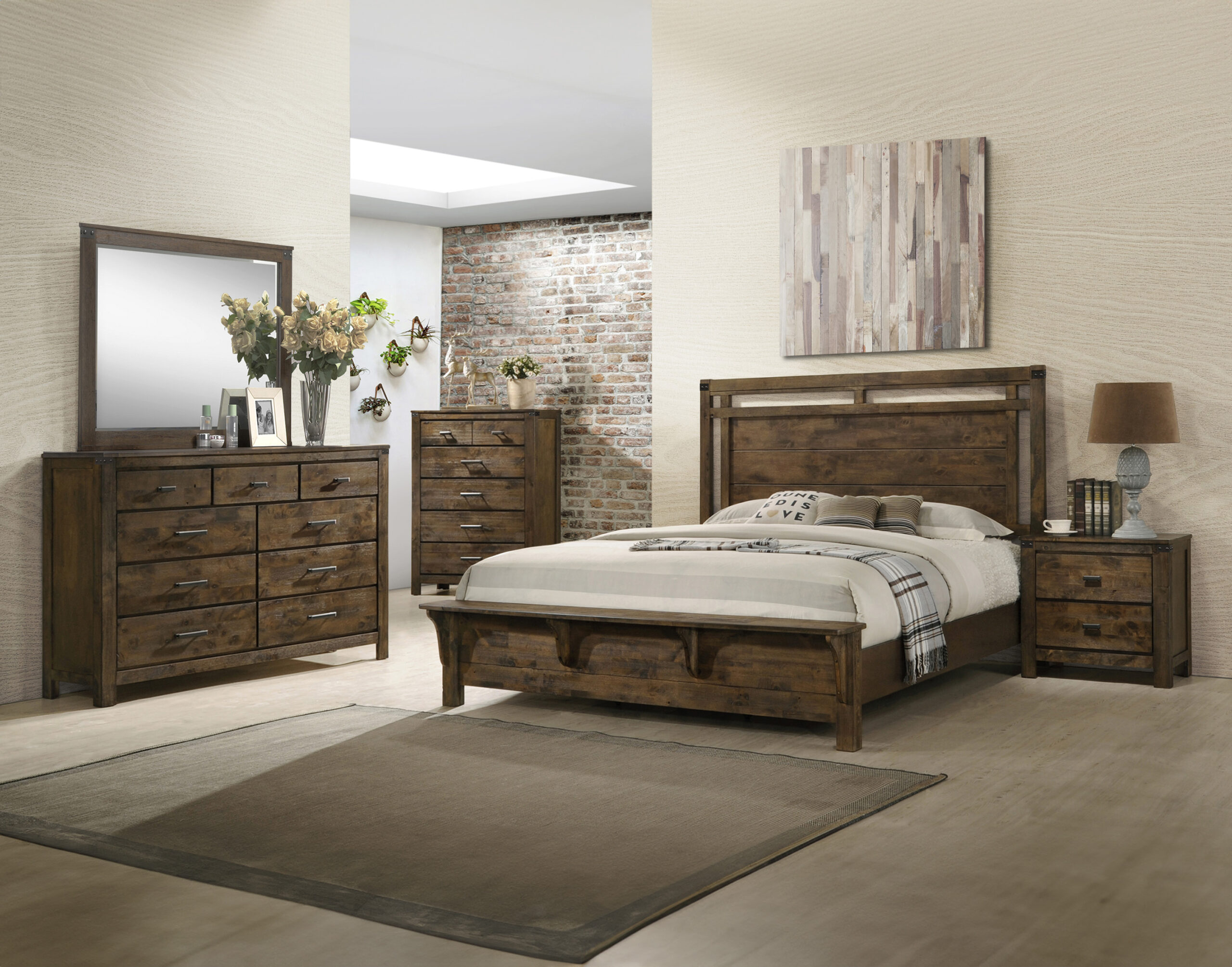 CURTIS PANEL BED