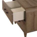 NYOMI NIGHT STAND - LIGHT BROWN