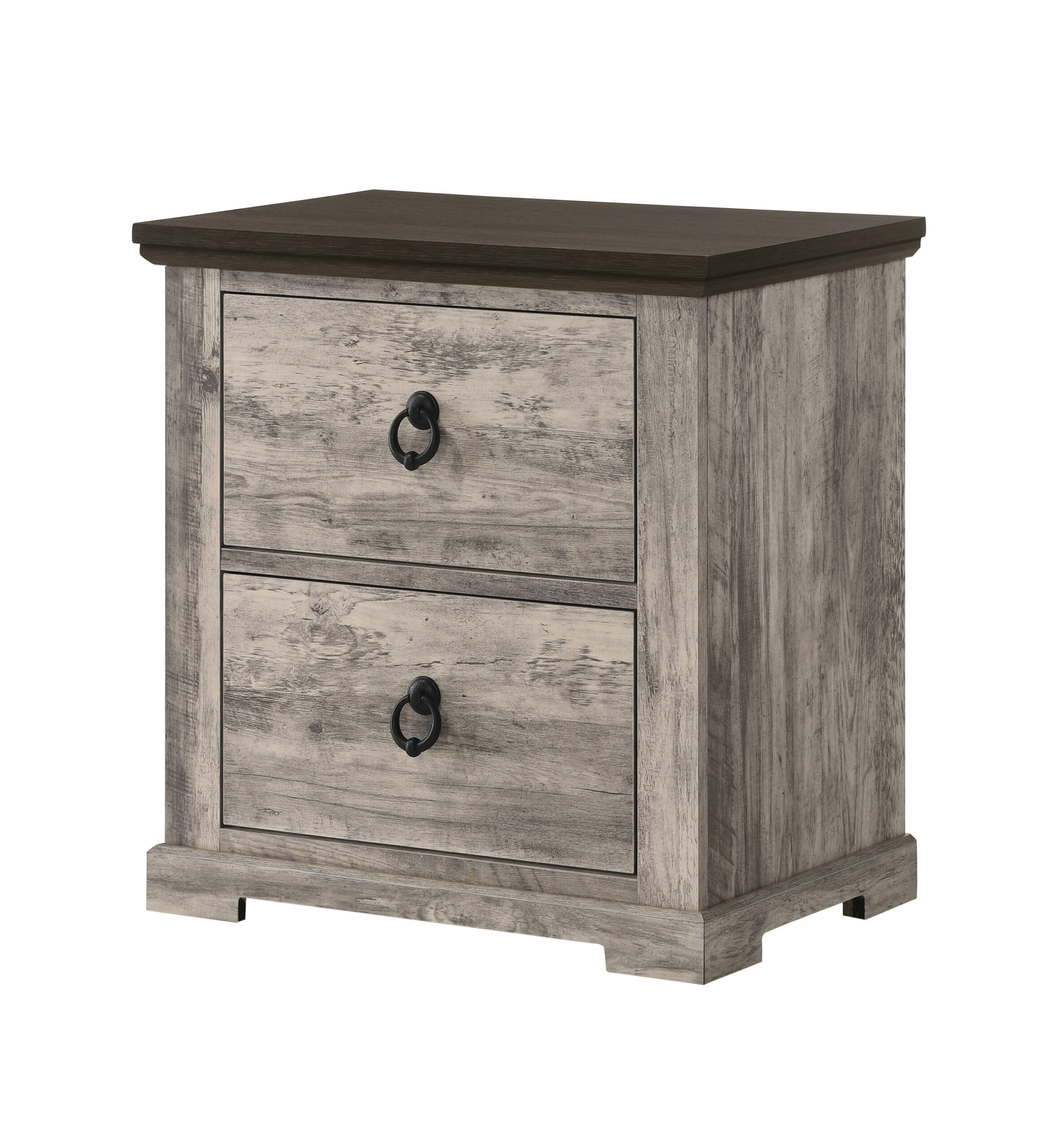 ELLA-MAE NIGHT STAND-RECLAIMED GREY - Image 5