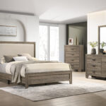 MILLIE UPHOLSTERY BED ONE BOX -GREY