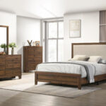 MILLIE UPHOLSTERY ONE BOX BR.CHERRY